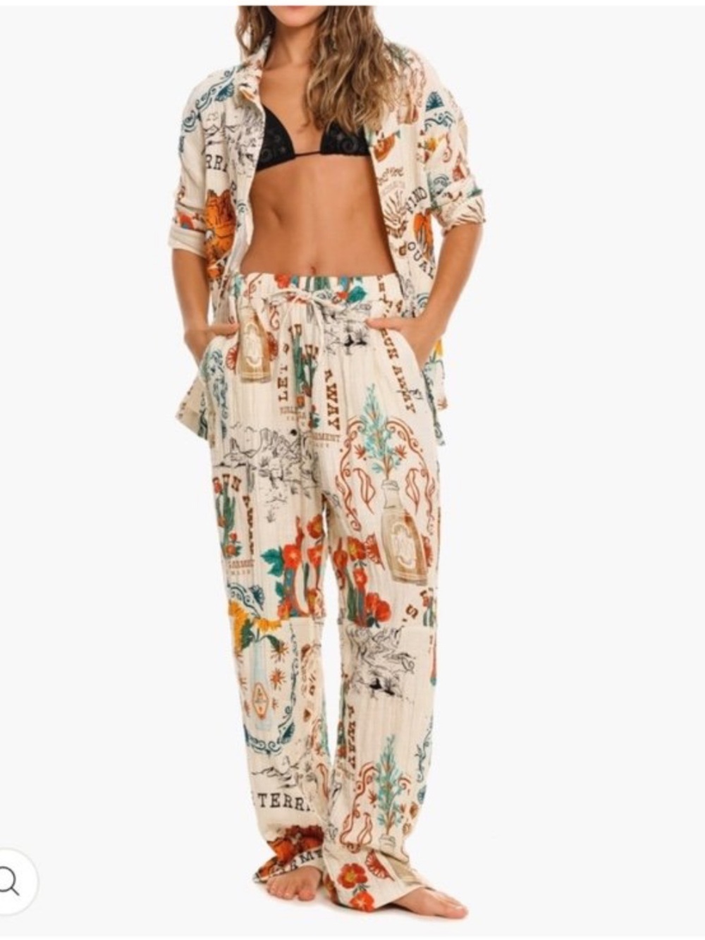NWT Agua Bendita Frank Nopal Pants - Picture 6 of 10